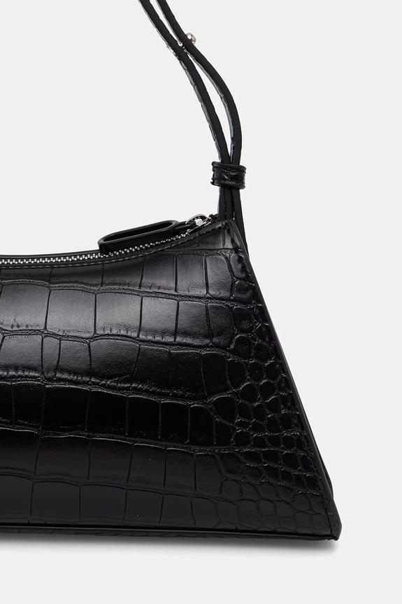 Akcesoria Karl Lagerfeld Jeans torebka hobo damska z imitacji skóry B3W30288 czarny