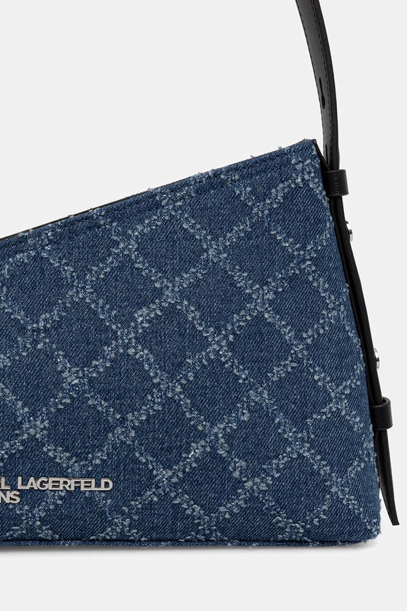 Akcesoria Karl Lagerfeld Jeans torebka damska jeansowa B3W30204 niebieski
