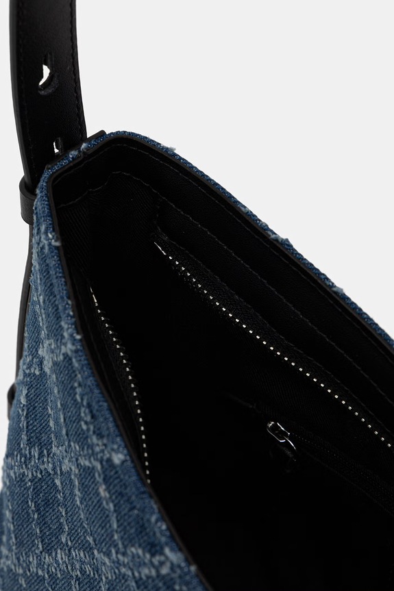 Karl Lagerfeld Jeans torebka damska jeansowa B3W30204 niebieski