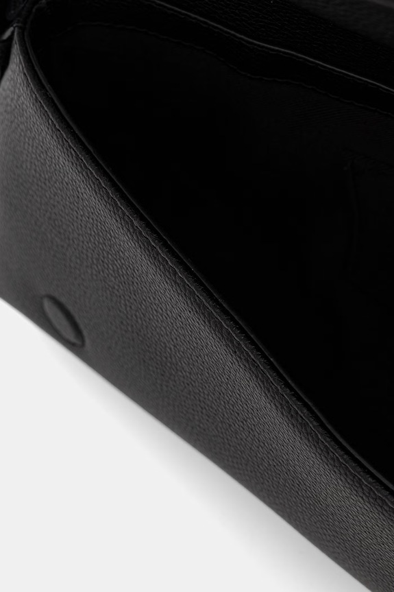Karl Lagerfeld Jeans torebka damska skórzana B3W30200 czarny