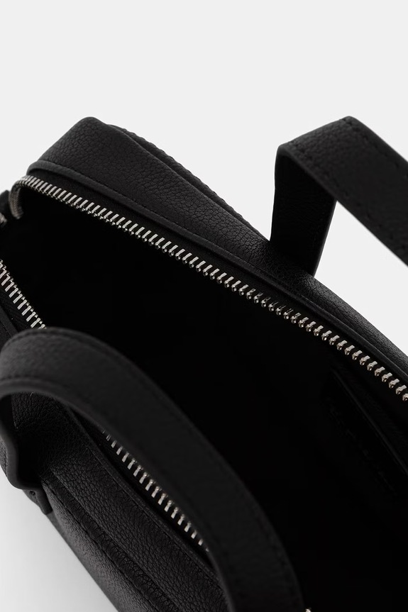 Karl Lagerfeld Jeans torebka crossbody damska z imitacji skóry czarny B3W30172