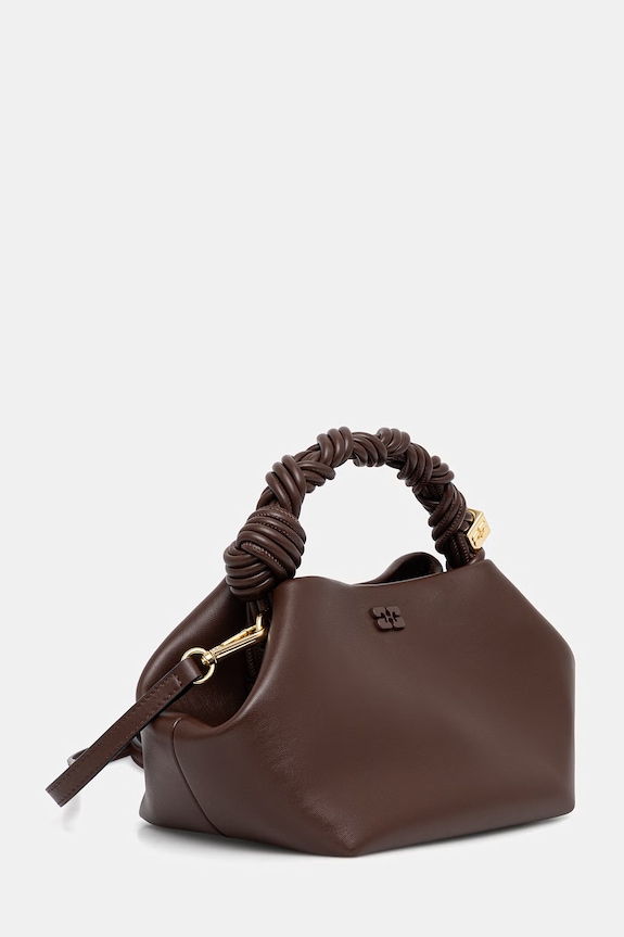 GANNI Bou Small torebka crossbody damska A5906 brązowy AW26