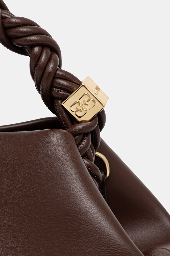 GANNI Bou Small torebka crossbody damska brązowy A5906