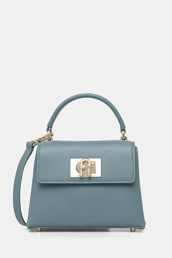 Furla Сумка-шкатулка женская кожаная бирюзовый WB00109.ARE000.4896S