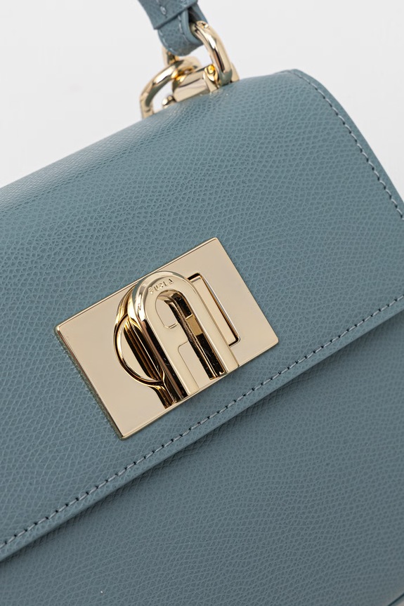 Furla Сумка-шкатулка женская кожаная бирюзовый WB00109.ARE000.4896S