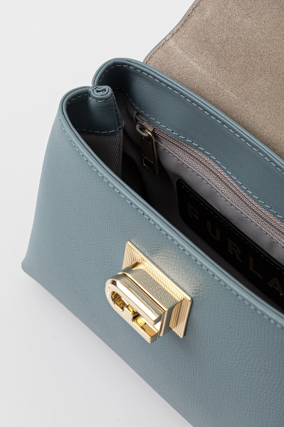 Furla Сумка-шкатулка женская кожаная WB00109.ARE000.4896S бирюзовый