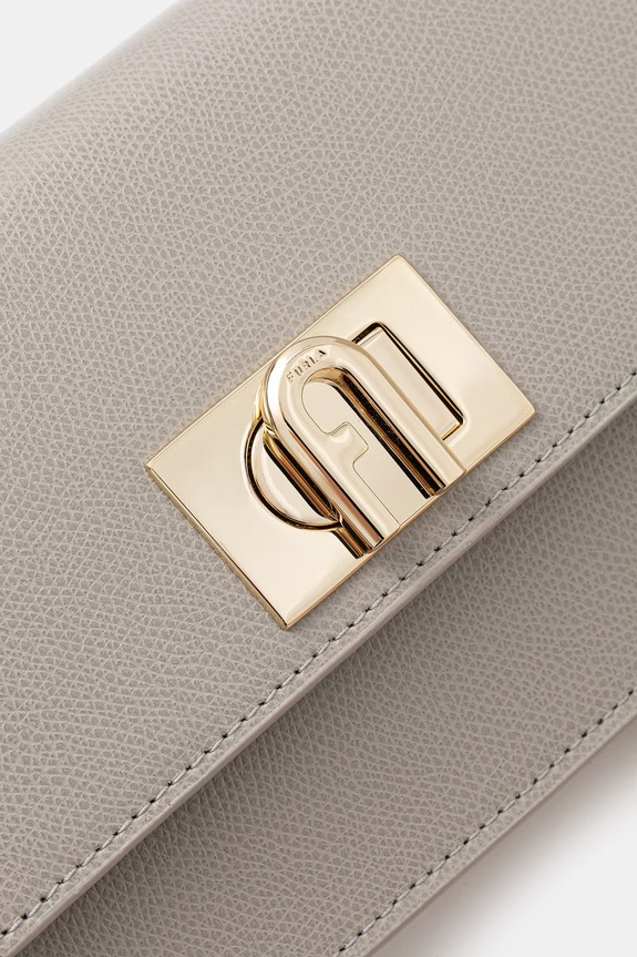Furla сумка кроссбоди женская кожаная серый BAFKACO.ARE000.4897S