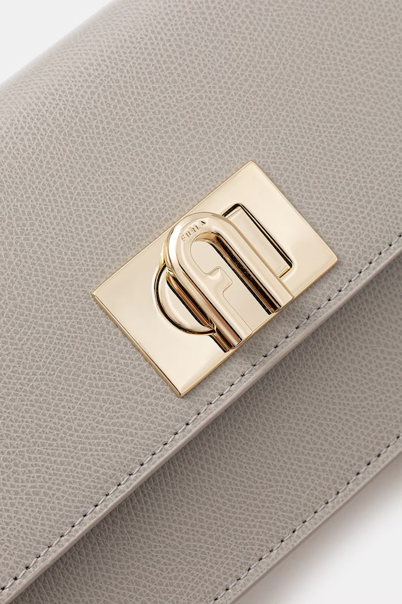 Furla сумка кроссбоди женская кожаная серый BAFKACO.ARE000.4897S