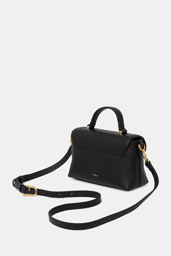 Doplnky Furla crossbody kabelka dámska kožená WE00921.BX3036.O6000 čierna