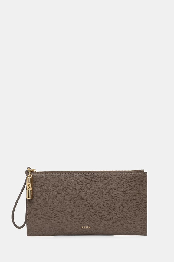 Furla клатч для женщин кожаный коричневый WE00890.ARE000.4903S