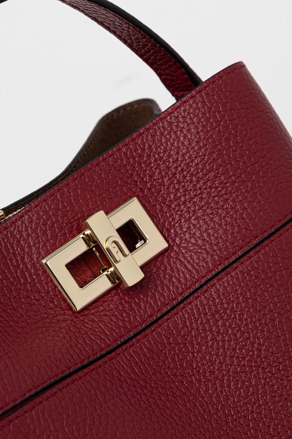 Furla сумка кроссбоди женская кожаная бордо WE00879.HSF000.CGQ00