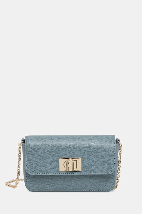 Furla сумка кроссбоди женская кожаная голубой WE00265.ARE000.4896S