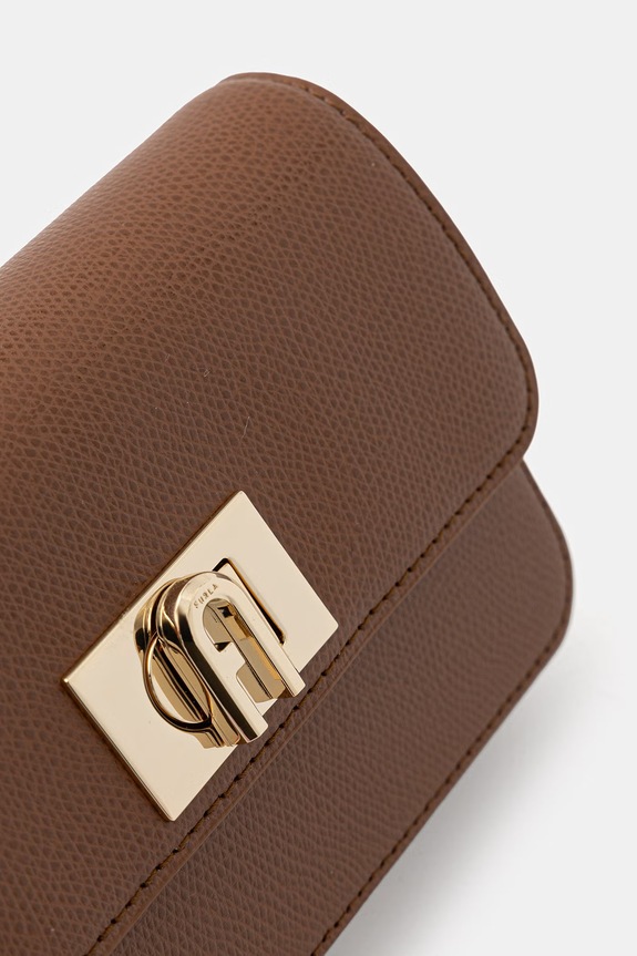Furla сумка crossbody для женщин из кожи коричневый WE00265.ARE000.03B00