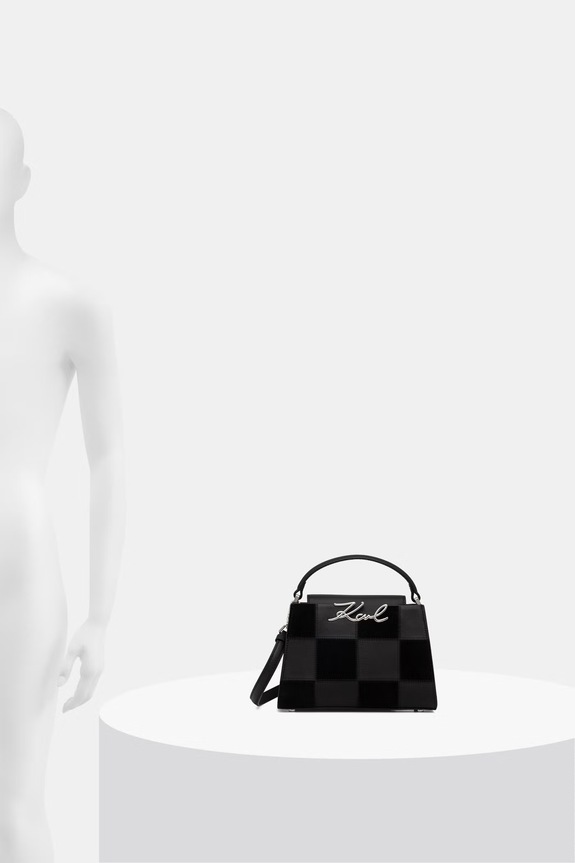 Karl Lagerfeld crossbody torba za žene kožna K/SIGNATURE B3W30027