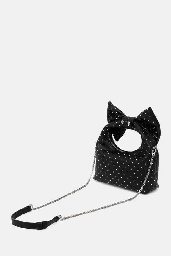 Dodaci Karl Lagerfeld crossbody torba za žene od imitacije kože B3W30111 crna