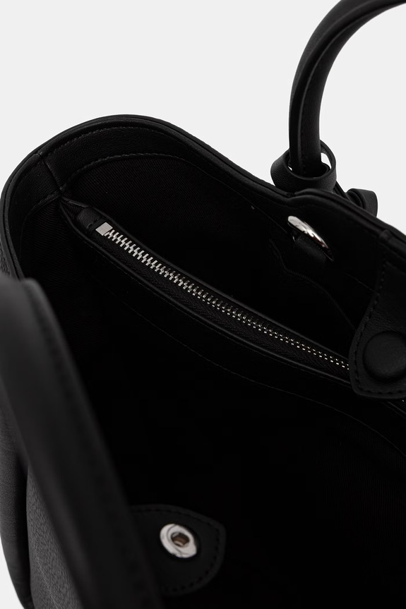 Karl Lagerfeld tote torba za žene od imitacije kože IKON B3W30117 crna