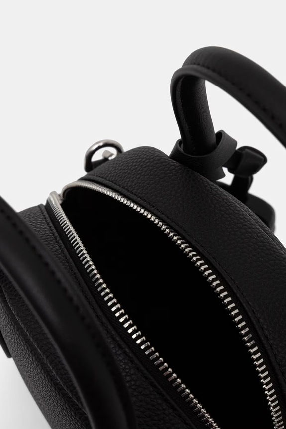 Karl Lagerfeld crossbody torba za žene od imitacije kože IKON crna B3W30120