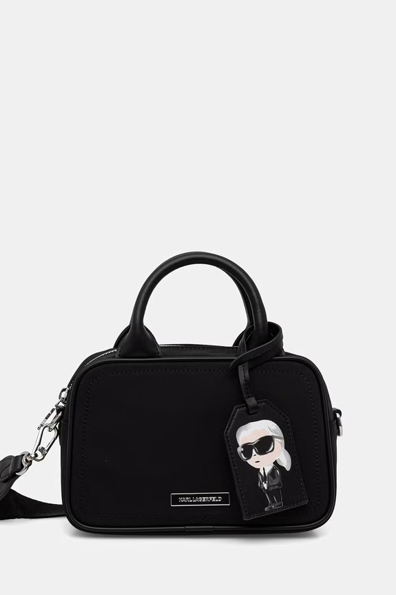 Karl Lagerfeld crossbody torba za žene IKON crna B3W30130