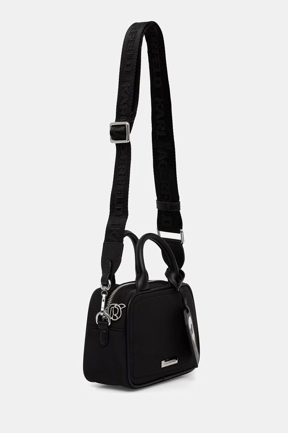 Karl Lagerfeld crossbody torba za žene IKON B3W30130 crna AW26