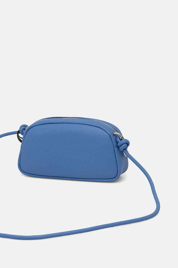Akcesoria Karl Lagerfeld torebka crossbody damska z imitacji skóry IKON B3W30307 niebieski