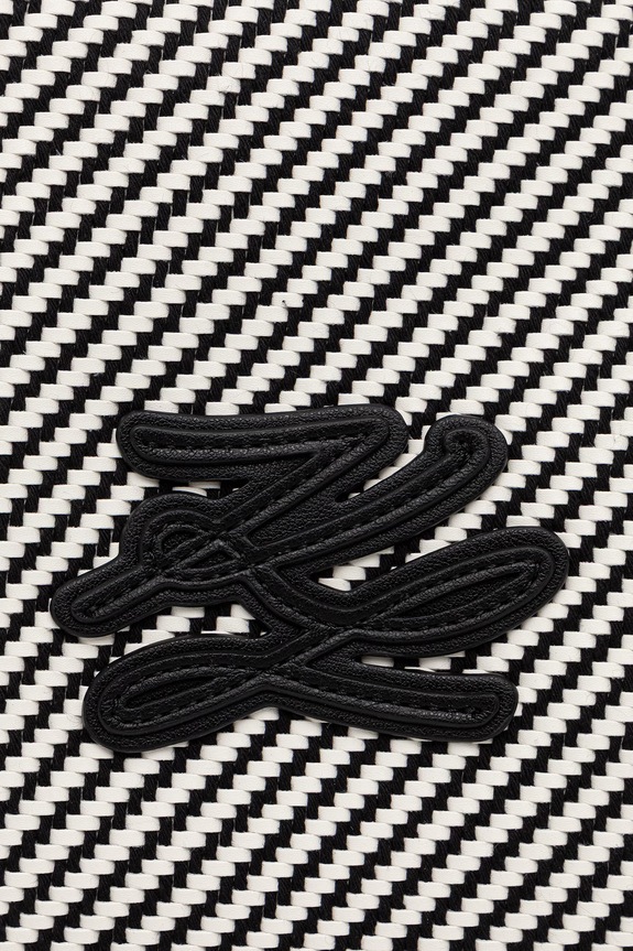 Karl Lagerfeld torebka crossbody damska pleciona K/AUTOGRAPH B3W30314 biały