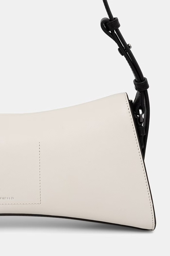 Dodaci Karl Lagerfeld baguette torbica za žene kožna K/AUTOGRAPH B3W30318 crna
