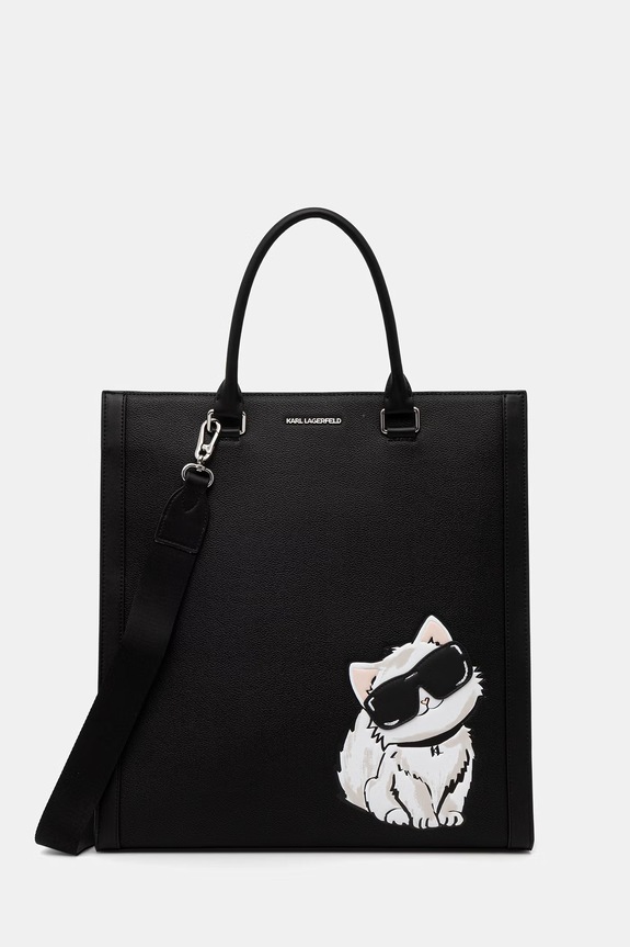 Karl Lagerfeld shopper torba za žene IKON crna B3W30338