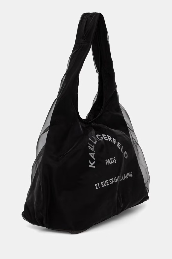 Karl Lagerfeld torebka hobo damska K/RSG B3W50032 czarny AW26