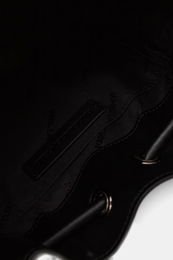 Karl Lagerfeld vrećasta torba za žene K/AUTOGRAPH B3W30052 crna