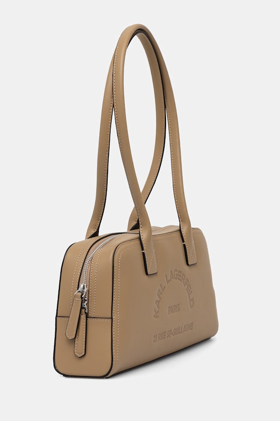 Karl Lagerfeld torebka tote damska skórzana B3W30091 beżowy AW26