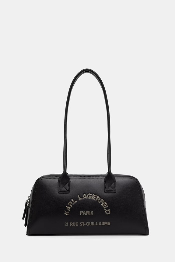 Karl Lagerfeld torebka tote damska skórzana czarny B3W30091