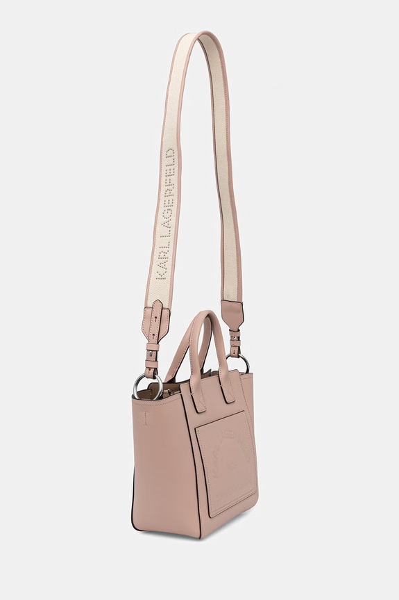 Karl Lagerfeld torba za žene kožna B3W30093 roza AW26