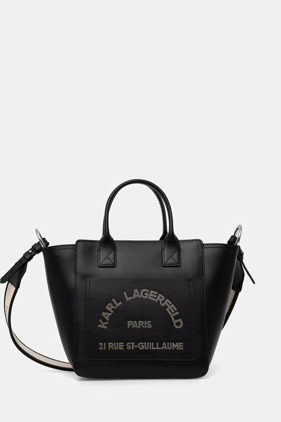 Karl Lagerfeld torebka damska skórzana czarny B3W30093