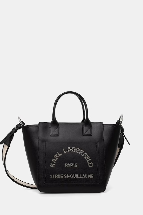 Karl Lagerfeld torebka damska skórzana czarny B3W30093