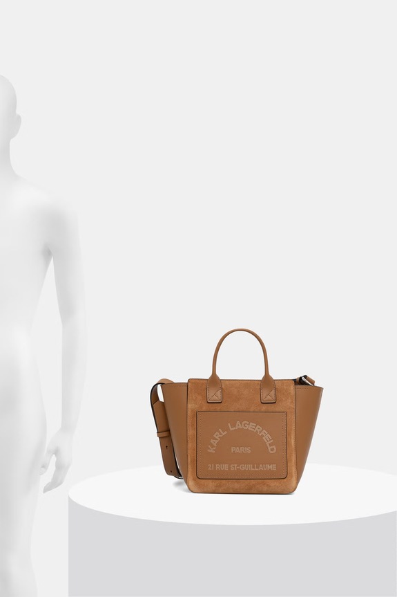 Karl Lagerfeld torebka damska zamszowa B3W30094