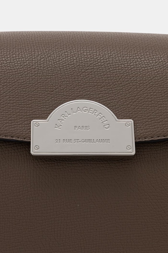 Karl Lagerfeld torebka hobo damska z imitacji skóry K/RSG brązowy B3W30113