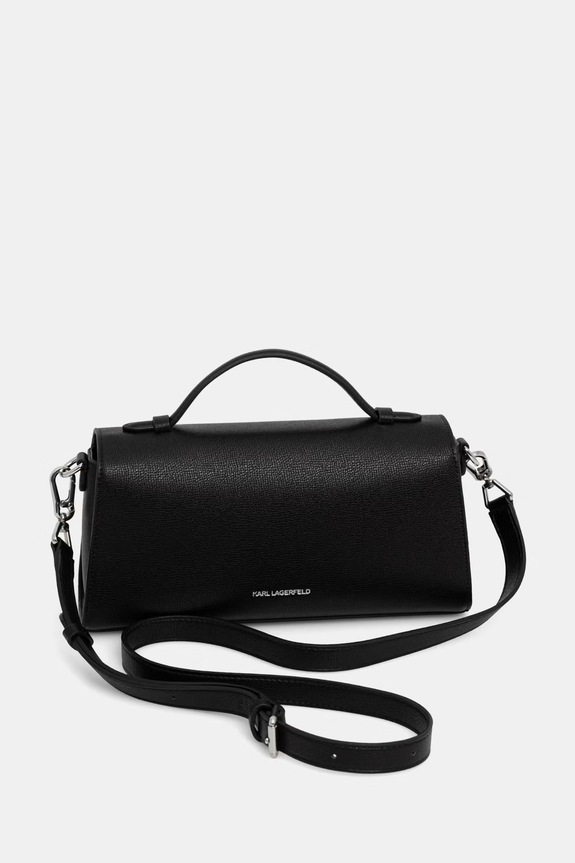 Dodaci Karl Lagerfeld crossbody torba za žene od imitacije kože K/RSG B3W30114 crna