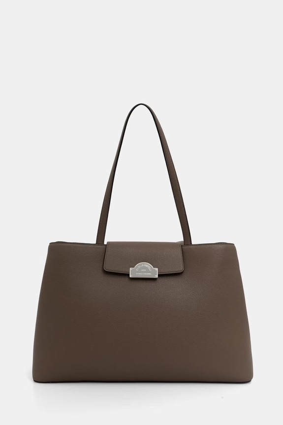 Karl Lagerfeld torebka tote damska z imitacji skóry K/RSG brązowy B3W30115