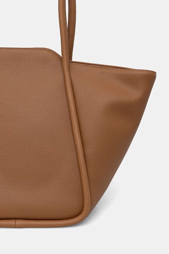 Dodaci Karl Lagerfeld tote torba za žene od imitacije kože IKON B3W30116 smeđa