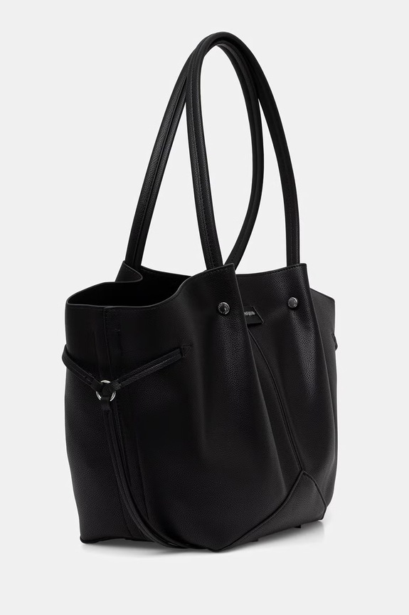 Karl Lagerfeld tote torba za žene od imitacije kože B3W30347 crna AW26