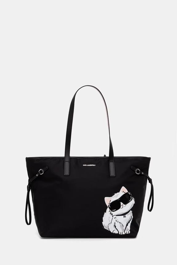 Karl Lagerfeld shopper torba za žene IKON crna B3W30350