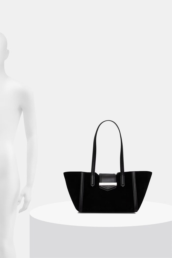 Karl Lagerfeld shopper torba za žene od brušene kože K/NOVA B3W30321