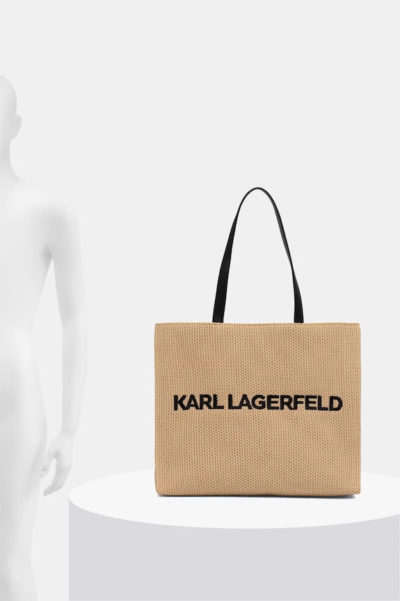 Karl Lagerfeld torebka tote damska pleciona K/ESSENTIAL B3W46044