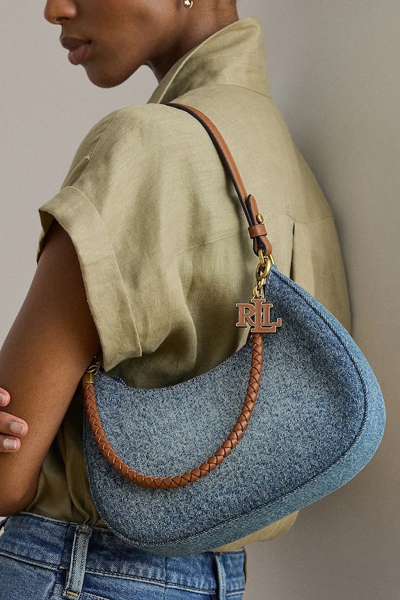 Lauren Ralph Lauren kabelka dámska rifľová 431P15640