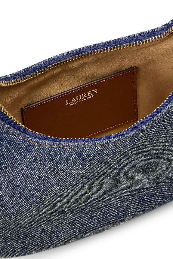 Lauren Ralph Lauren kabelka dámska rifľová 431P15640 modrá