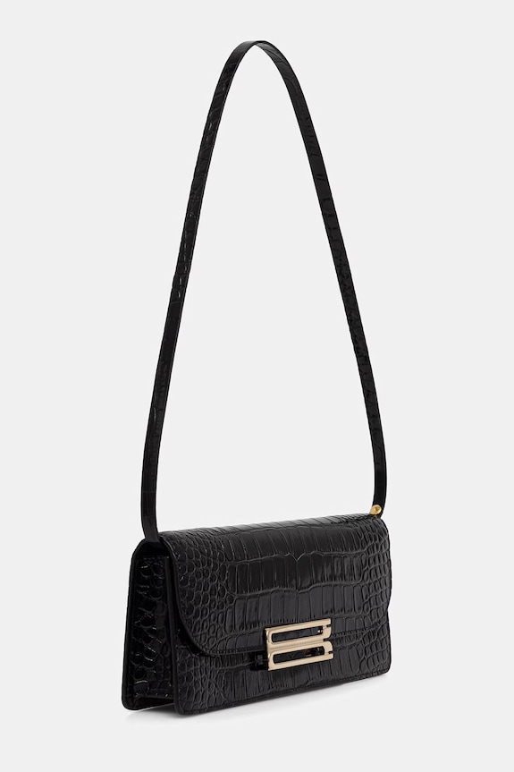 Victoria Beckham kopertówka damska skórzana Dorian B326AAC007573A czarny AW26