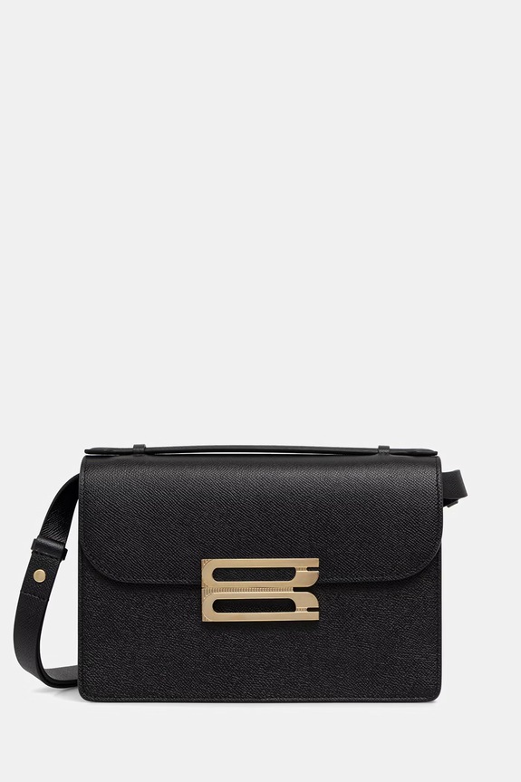 Victoria Beckham torebka crossbody damska skórzana Dorian czarny B125AAC006210A