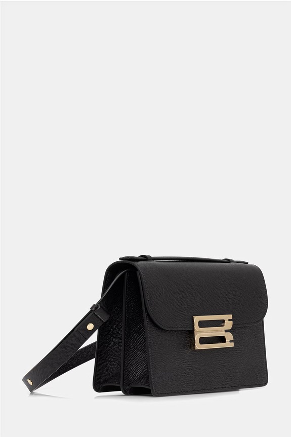 Victoria Beckham torebka crossbody damska skórzana Dorian B125AAC006210A czarny AW26
