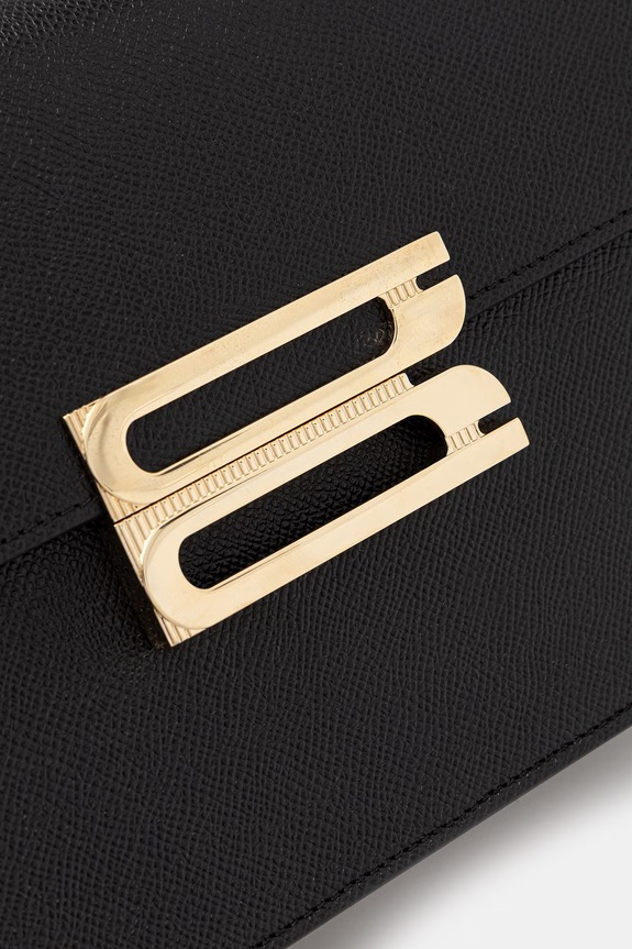 Victoria Beckham torebka crossbody damska skórzana Dorian czarny B125AAC006210A