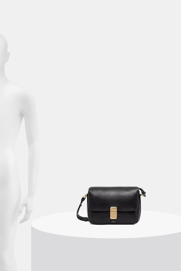 A.P.C. crossbody kabelka dámská kožená sac grace soft PXCBS.F67022